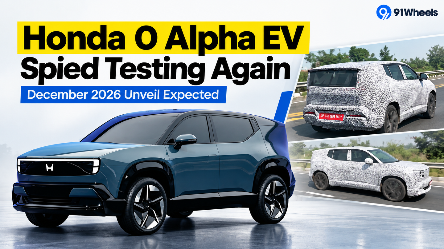 Honda 0 Alpha EV Spied Testing Again, December 2026 Unveil Expected